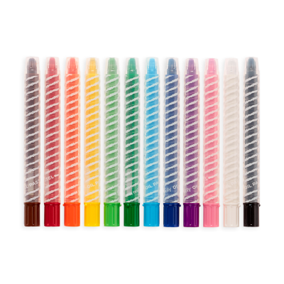 Creioane pictura cu ulei, Twisty Stix, set 12 culori