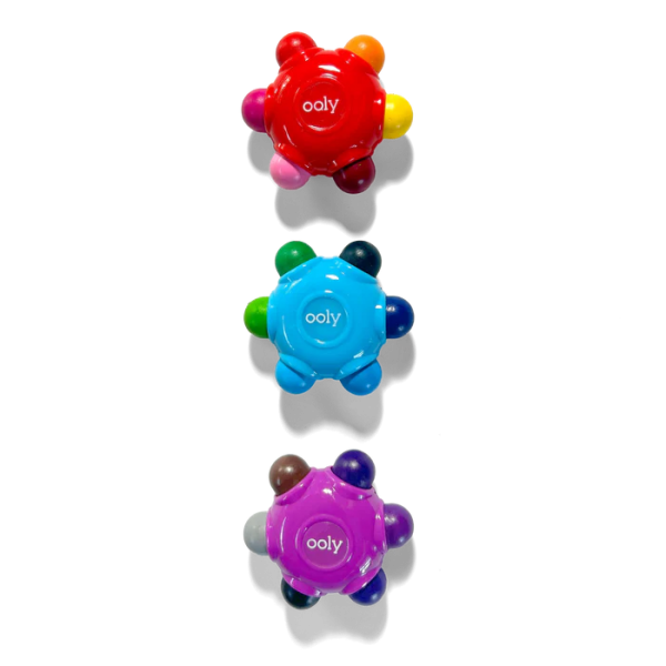Set creioane cerate multicolore , set de 3   18 culori Grip Crayons