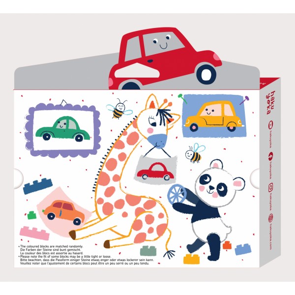 Creioane cerate interconectabile Block Crayons - Masina, Haku Yoka