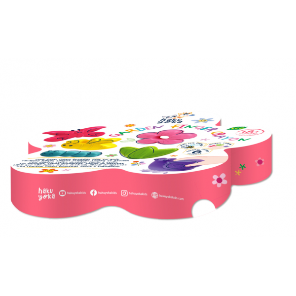 Creioane cerate pentru degete - Gradina, set de 6 - Haku Yoka
