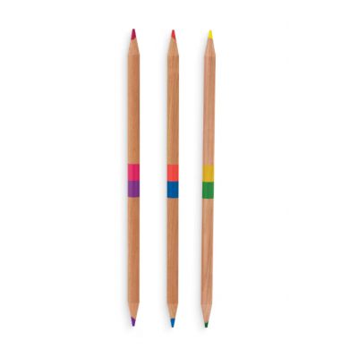 Creioane colorate duble - 12 creioane, 24 culori