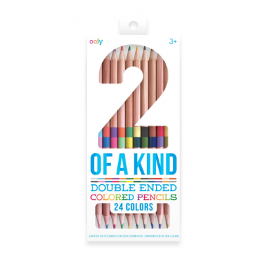 Creioane colorate duble - 12 creioane, 24 culori