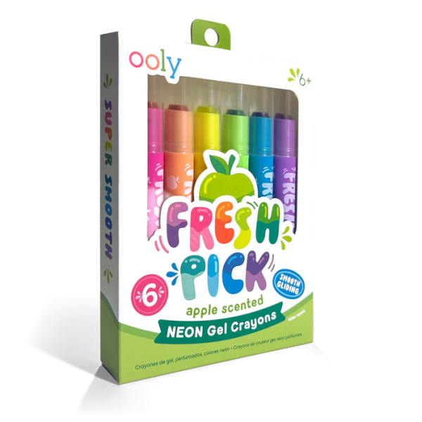 Creioane parfumate Fresh Pick, Apple (Set de 6)