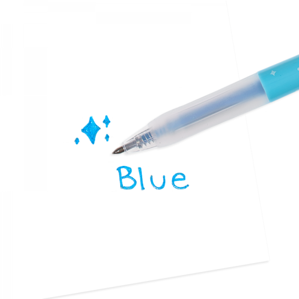 Pixuri retractabile cu gel si sclipici, Oh My Glitter!, set 4 culori Pixuri retractabile cu gel si sclipici, Oh My Glitter!, set 4 culori