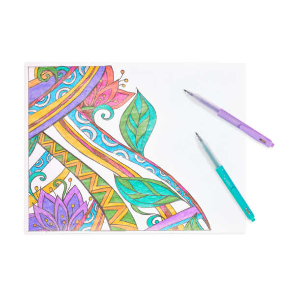 Pixuri retractabile cu gel si sclipici, Oh My Glitter!, set 4 culori Pixuri retractabile cu gel si sclipici, Oh My Glitter!, set 4 culori