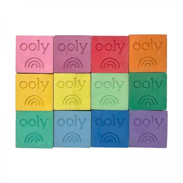 Creta lavabila Chalk-O-Rama, set de 12 cuburi, perfecta pentru desen pe asfalt Creta lavabila Chalk-O-Rama, set de 12 cuburi, perfecta pentru desen pe asfalt