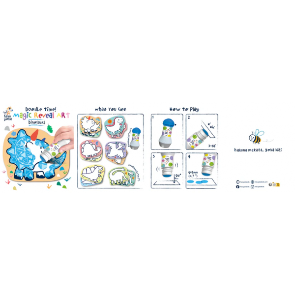 Kit Arta Magica - Dinozauri