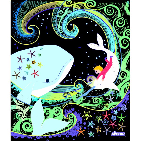 Kit DIY de razuit - Lumina de Veghe pentru camera - Calatorie Magica