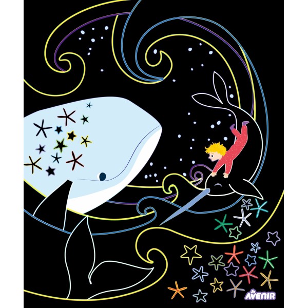 Kit DIY de razuit - Lumina de Veghe pentru camera - Calatorie Magica