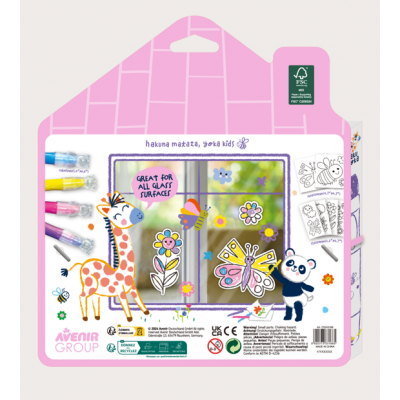 Kit DIY decorare fereastra - Gradina