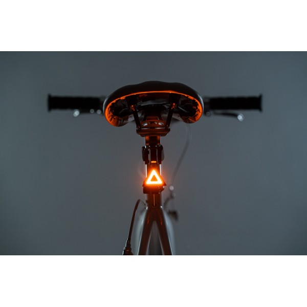 Lumina de siguranta STOP LED RBG spate bicicleta cu 7 efecte luminoase, Taillight