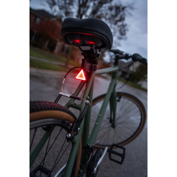 Lumina de siguranta STOP LED RBG spate bicicleta cu 7 efecte luminoase, Taillight
