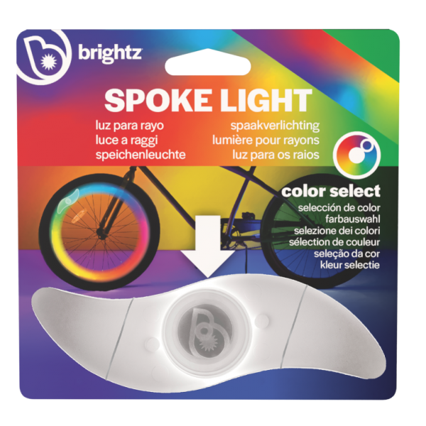 Lumina LED colorata clip-on RBG pentru spite, SpokeBrightz Lumina LED colorata clip-on RBG pentru spite, SpokeBrightz