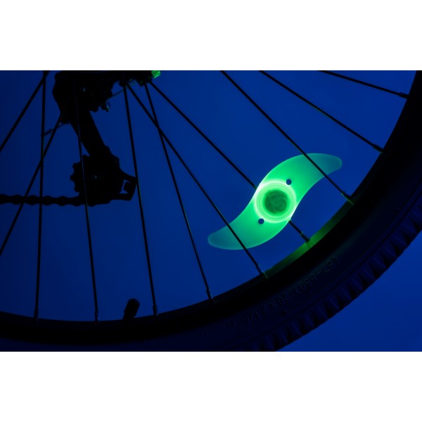 Lumina LED colorata clip-on RBG pentru spite, SpokeBrightz Lumina LED colorata clip-on RBG pentru spite, SpokeBrightz