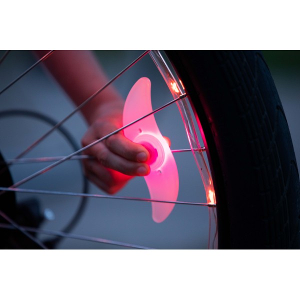 Lumina LED colorata clip-on RBG pentru spite, SpokeBrightz Lumina LED colorata clip-on RBG pentru spite, SpokeBrightz