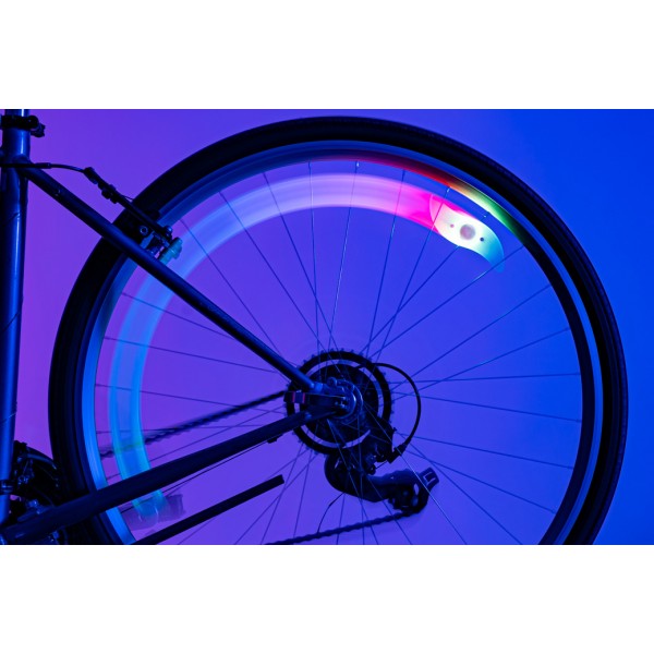 Lumina LED colorata clip-on RBG pentru spite, SpokeBrightz Lumina LED colorata clip-on RBG pentru spite, SpokeBrightz