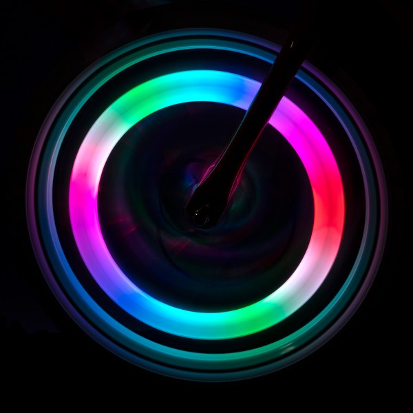 Lumina LED colorata clip-on RBG pentru spite, SpokeBrightz Lumina LED colorata clip-on RBG pentru spite, SpokeBrightz