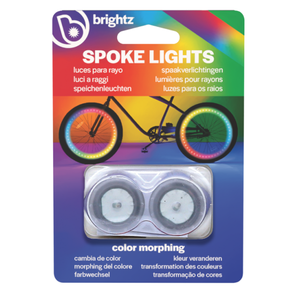 Lumina LED dubla pentru spite bicicleta, Orbit