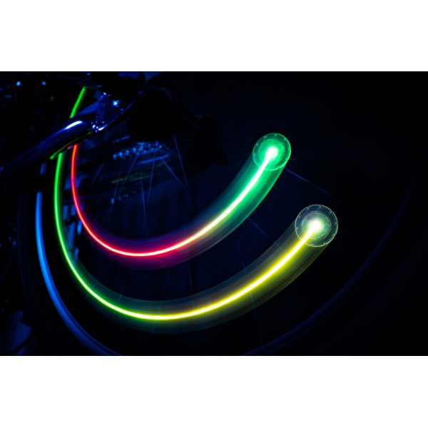 Lumina LED dubla pentru spite bicicleta, Orbit