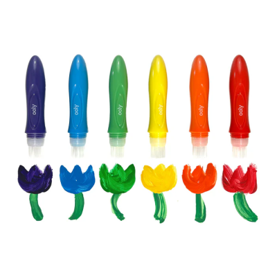 Pensule cu vopsea lichida Easy Squeezy - Set de 6