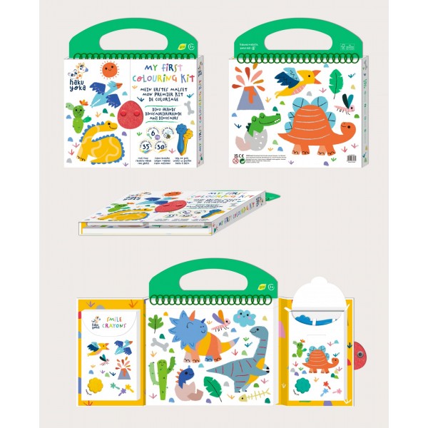 Primul meu kit de desenat - Prietenii Dinozauri, Haku Yoka, portabil