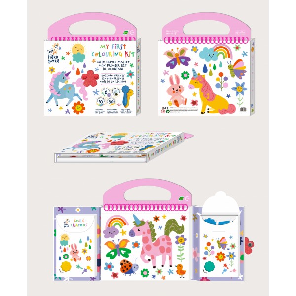 Primul meu kit de desenat - Prietenii Unicorni, Haku Yoka, portabil