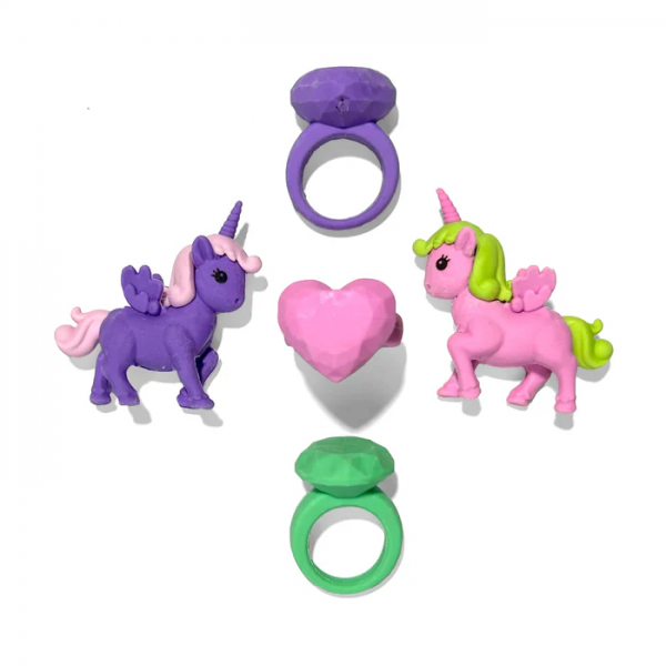 Radiere parfumate: Unicorni (Set de 5)