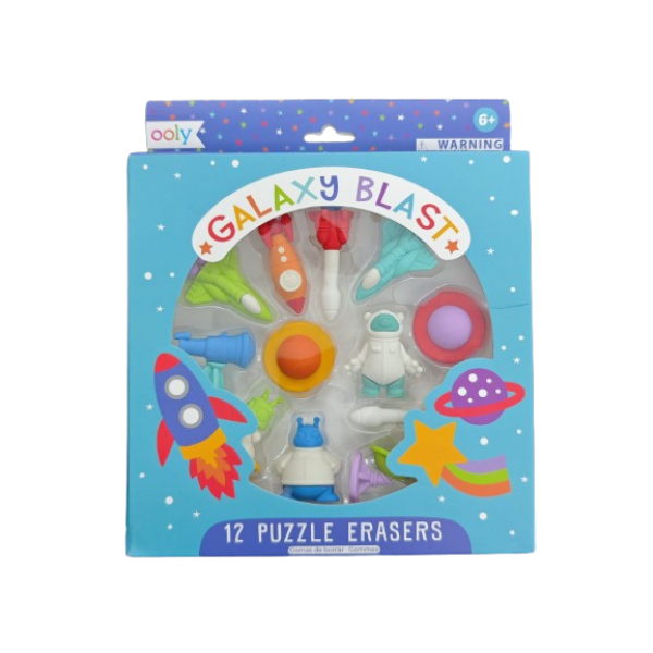 Radiere tip puzzle - Galaxie (Set de 12)