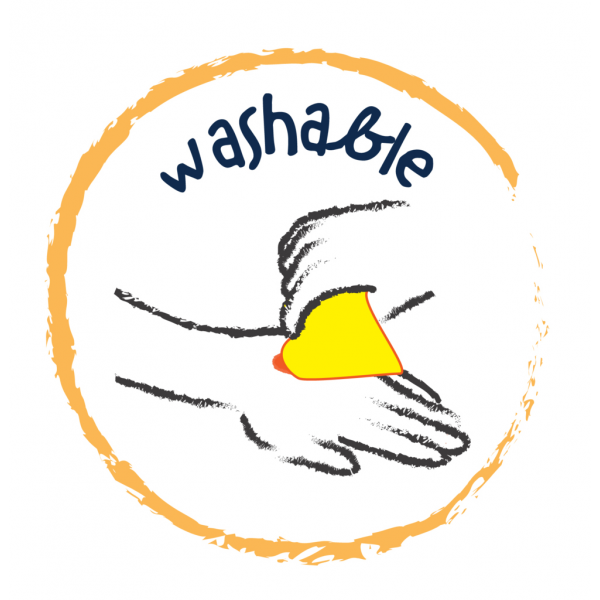 Set 5 carioci lavabile Dot Markers - culori clasice, Haku Yoka