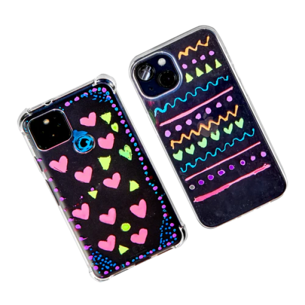 Set 6 Pixuri Gel Neon Multisuprafata Jelly Gloss ,   Culori Vibrante