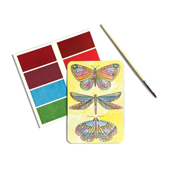 Set artistic cu acuarele DIY - Scenic Hues - Aventura in padure