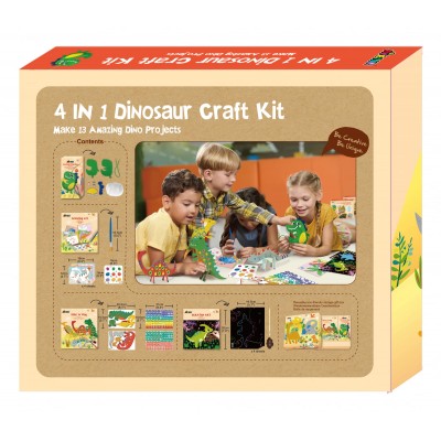 Set creativ 4 in 1 - Dinozauri