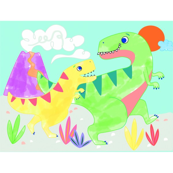 Set creativ 4 in 1 - Dinozauri