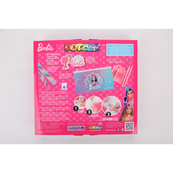 Set creativ 5 in 1, Barbie, pictura cu diamante