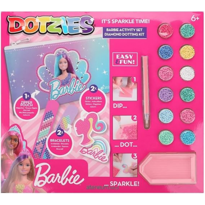 Set creativ 5 in 1, Barbie, pictura cu diamante