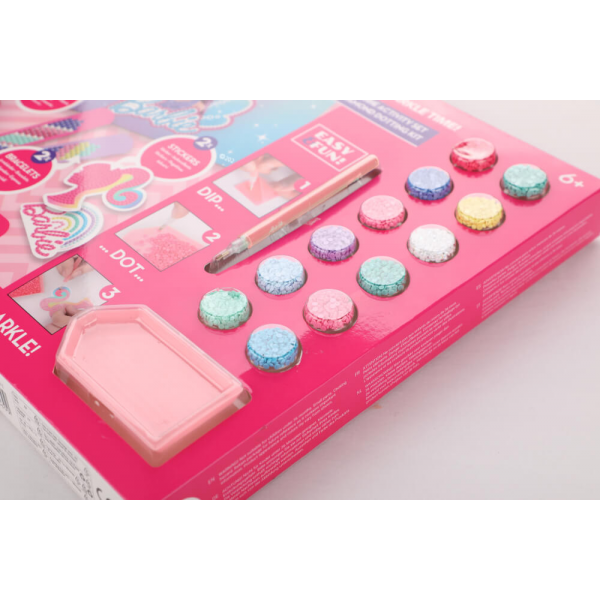 Set creativ 5 in 1, Barbie, pictura cu diamante