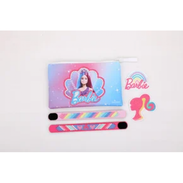 Set creativ 5 in 1, Barbie, pictura cu diamante