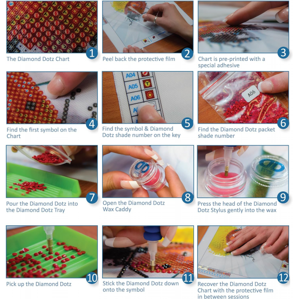 Set creativ 6 in 1, My Little Pony, pictura cu diamante