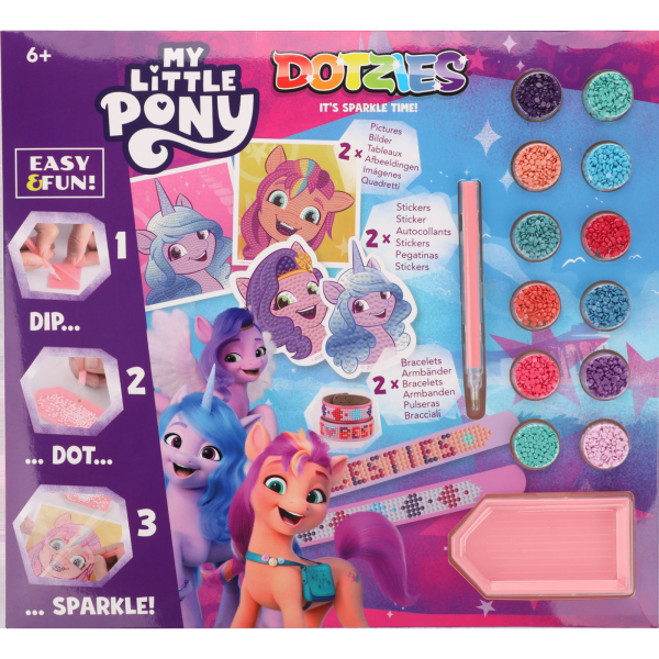 Set creativ 6 in 1, My Little Pony, pictura cu diamante