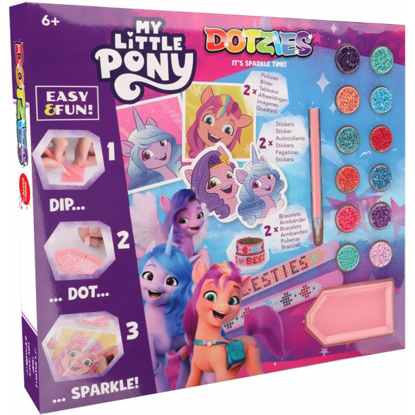 Set creativ 6 in 1, My Little Pony, pictura cu diamante