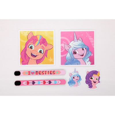 Set creativ 6 in 1, My Little Pony, pictura cu diamante