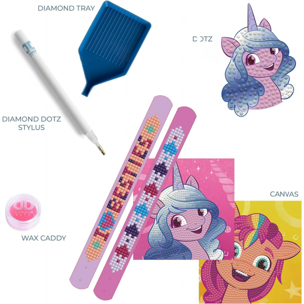 Set creativ 6 in 1, My Little Pony, pictura cu diamante
