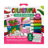 Set creativ de pictura dupa numere cu markere Colortopia - Taramul Unicornilor (Set de 6 culori duble)