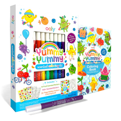 Set de Colorat Parfumat Yummy Yummy ,   3 in 1