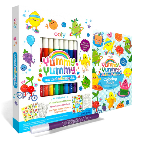 Set de Colorat Parfumat Yummy Yummy ,   3 in 1