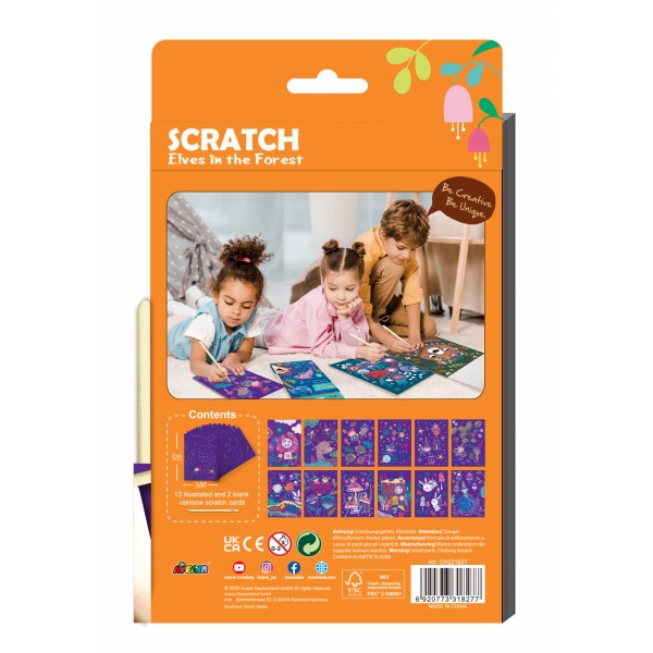 Set de razuit A5 - Elfi in padure