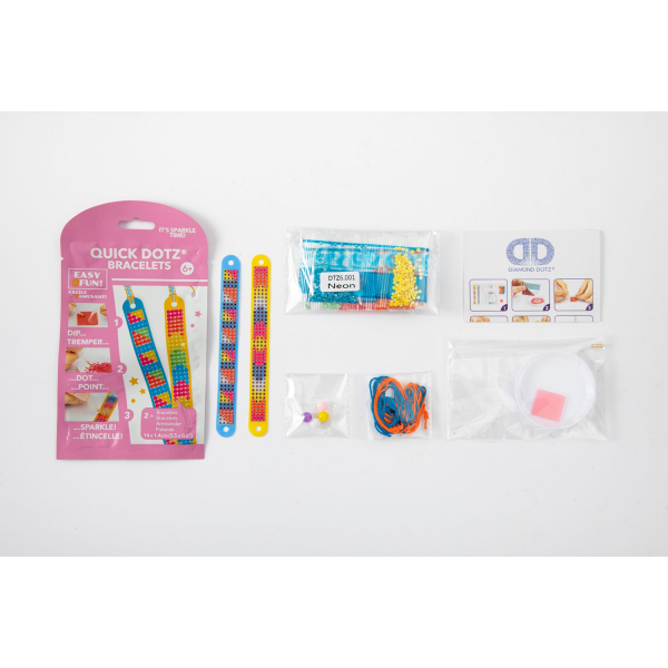 Set DIY creativ - bratari Neon, pictura cu diamante