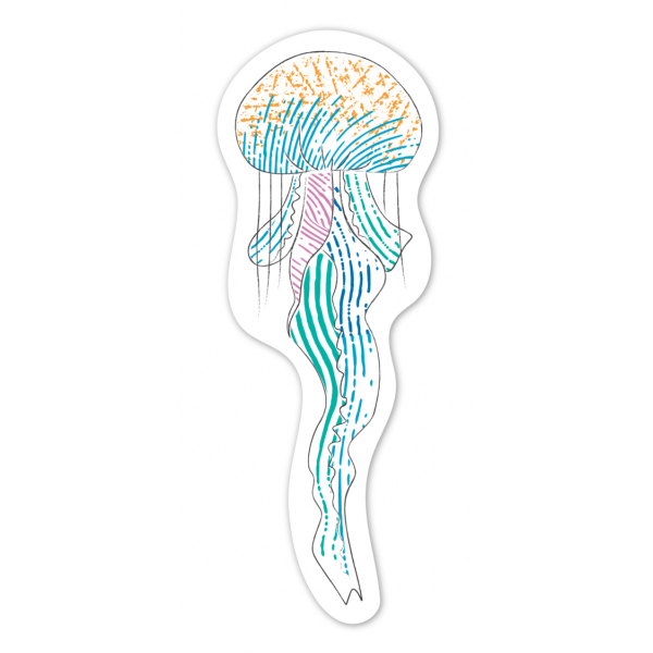 Set pictura cu apa - semne de carte Animale subacvatice, colectia Creatii Naturale