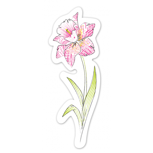 Set pictura cu apa - semne de carte Flori, colectia Creatii Naturale