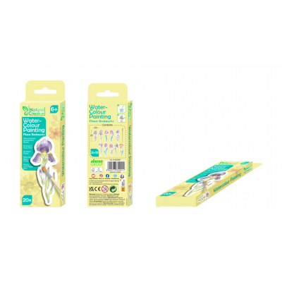 Set pictura cu apa - semne de carte Flori, colectia Creatii Naturale